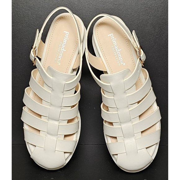 PRIMADONNA COLLECTION WOMEN SANDAL Strap Platform Euro Sizes  White 00134 ECP - Picture 4 of 12